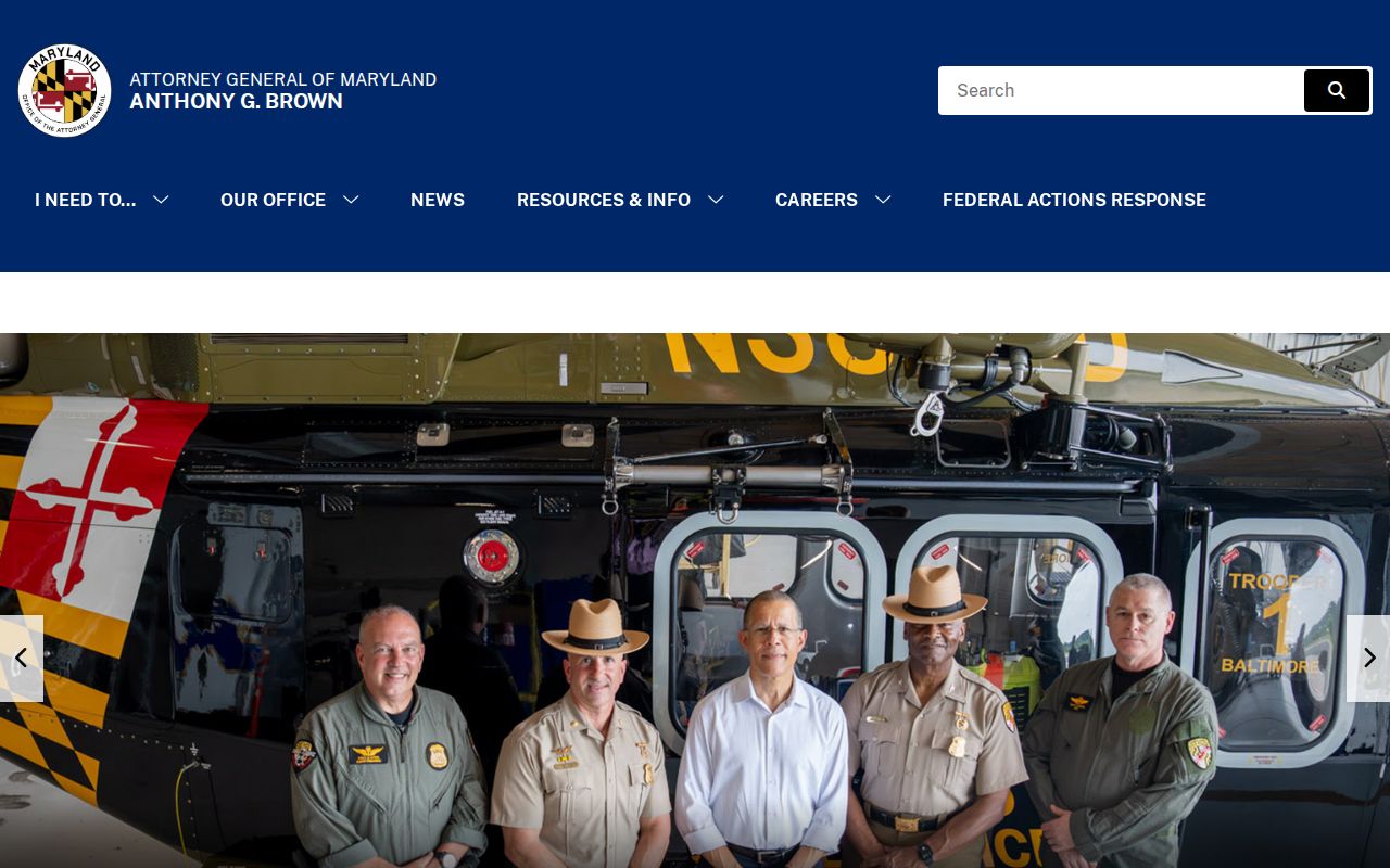 Maryland PIA guidance for Calvert County release mugshot records